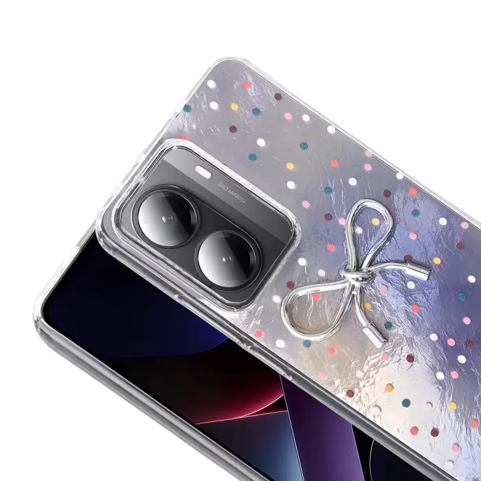 Xiaomi Poco X7 Pro Kılıf Kamera Korumalı Figürlü Lopard Ponti Silikon Kapak