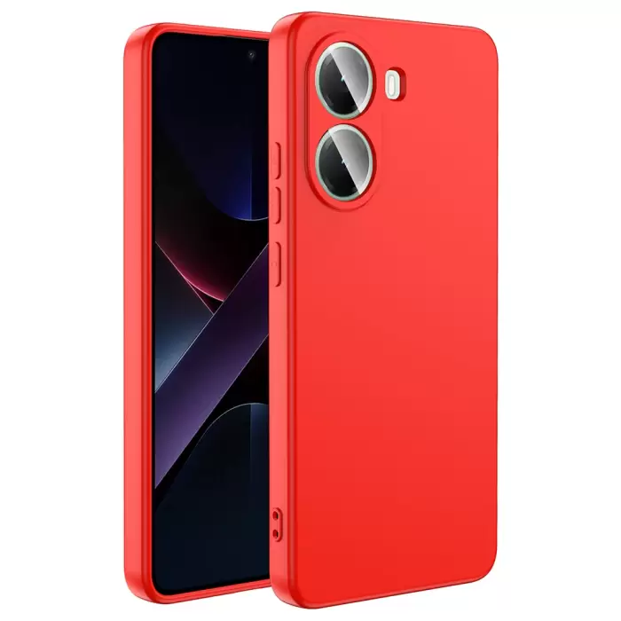 Xiaomi Poco X7 Pro Kılıf Lopard Içi Kadife Lansman Yumuşak Mara Silikon Kapak