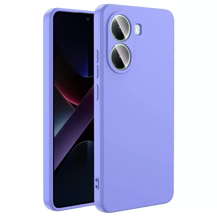 Xiaomi Poco X7 Pro Kılıf Lopard Içi Kadife Lansman Yumuşak Mara Silikon Kapak