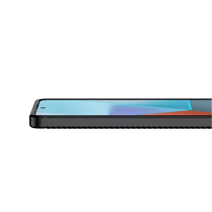 Xiaomi Redmi Note 13 Pro 4G Kılıf Lopard Kamera Korumalı Karbon Desenli Negro Kapak Orijinal Yüzey Kılıf