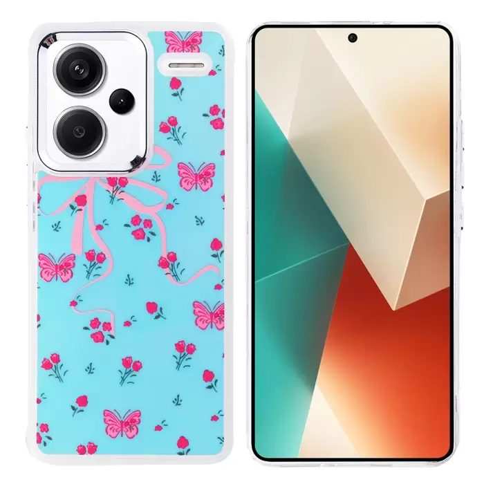 Xiaomi Redmi Note 13 Pro Plus 5g Kılıf Airbag Tasarımlı Lopard Hadra Kapak