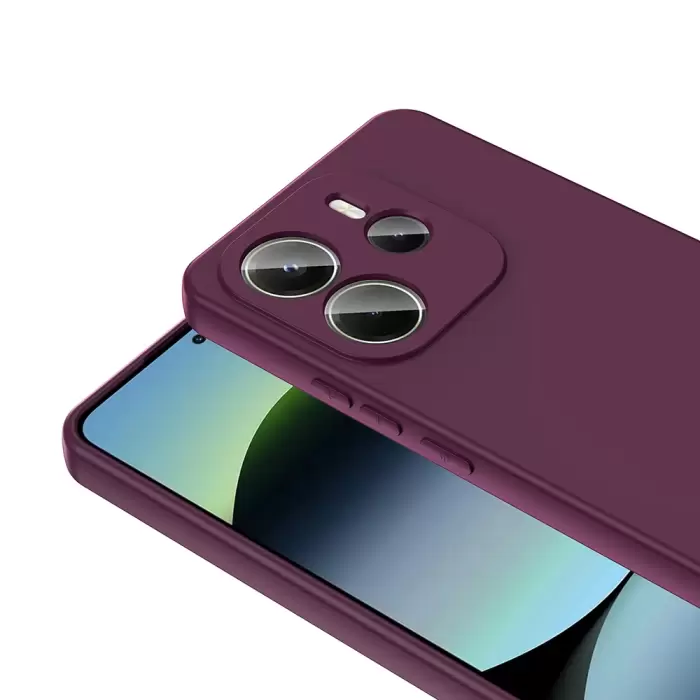 Xiaomi Redmi Note 14 4g Kılıf Lopard Içi Kadife Lansman Yumuşak Mara Silikon Kapak