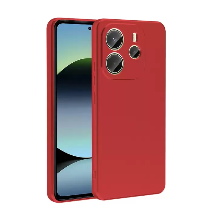 Xiaomi Redmi Note 14 4g Kılıf Lopard Klasik Mat Renkli Yumuşak Premier Silikon Kılıf