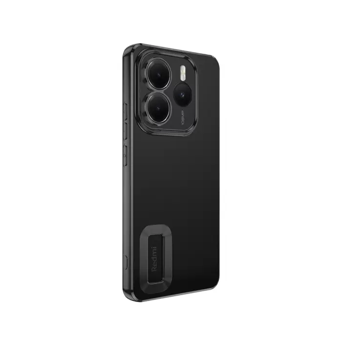 Xiaomi Redmi Note 14 5g Kamera Lens Korumalı Şeffaf Renkli Logo Gösteren Omega Kapak