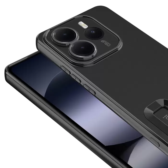 Xiaomi Redmi Note 14 5g Kamera Lens Korumalı Şeffaf Renkli Logo Gösteren Omega Kapak