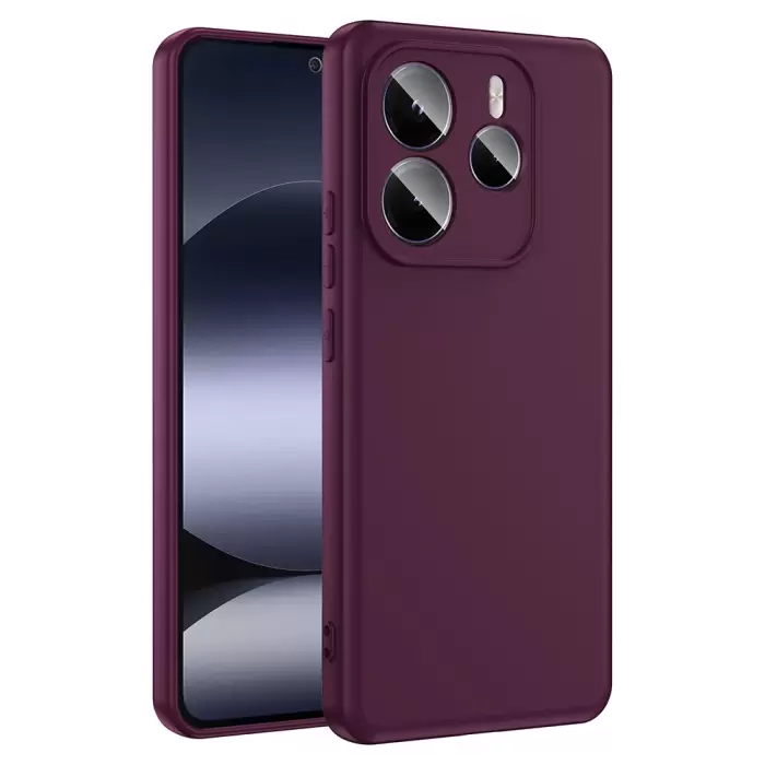 Xiaomi Redmi Note 14 5g Kılıf Lopard Içi Kadife Lansman Yumuşak Mara Silikon Kapak
