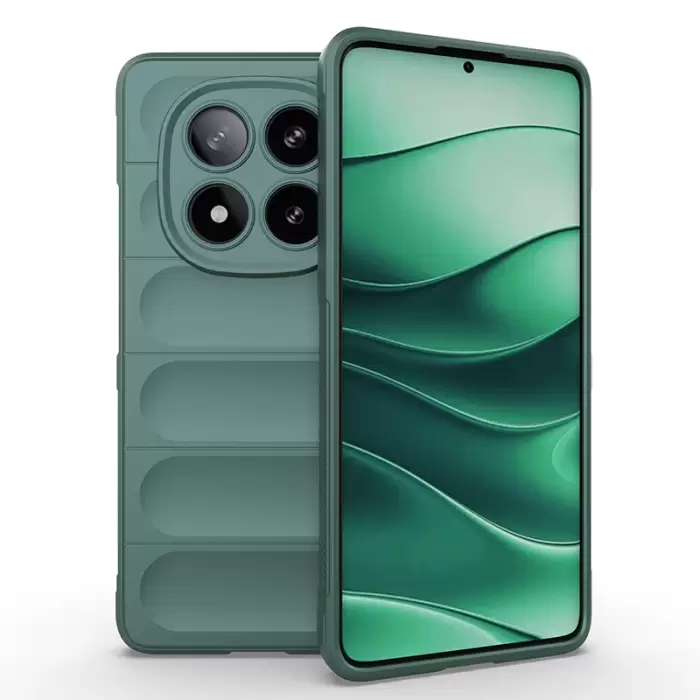Xiaomi Redmi Note 14 Pro 4g Kılıf Esnek Tpu Oyuklu Arka Yüzey Tasarımlı Lopard Etnik Silikon Kapak