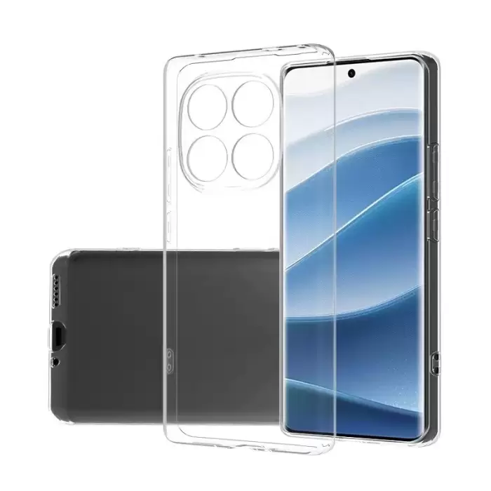 Xiaomi Redmi Note 14 Pro 4g Kılıf Lopard Kamera Korumalı Renksiz Şeffaf Esnek Silikon Kapak Süper