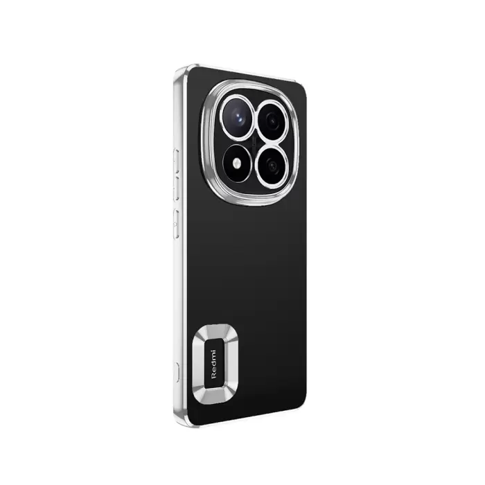 Xiaomi Redmi Note 14 Pro 5g Kamera Lens Korumalı Şeffaf Renkli Logo Gösteren Omega Kapak