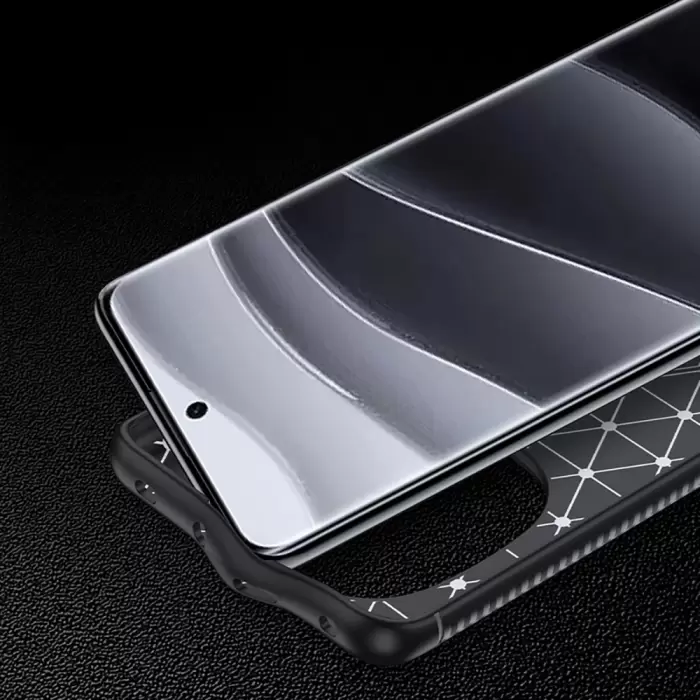Xiaomi Redmi Note 14 Pro 5g Kılıf Lopard Kamera Korumalı Karbon Desenli Negro Kapak Yüzey Kılıf