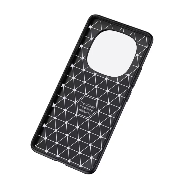 Xiaomi Redmi Note 14 Pro 5g Kılıf Lopard Kamera Korumalı Karbon Desenli Negro Kapak Yüzey Kılıf