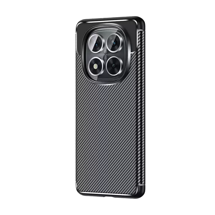 Xiaomi Redmi Note 14 Pro 5g Kılıf Lopard Kamera Korumalı Karbon Desenli Negro Kapak Yüzey Kılıf