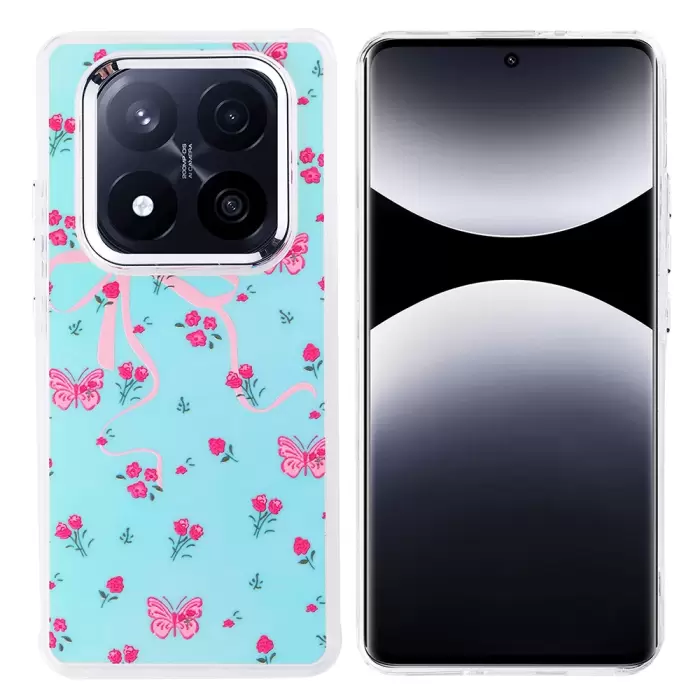 Xiaomi Redmi Note 14 Pro Plus Kılıf Airbag Tasarımlı Lopard Hadra Kapak
