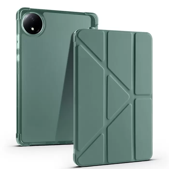 Xiaomi Redmi Pad Se 8.7 Kılıf Lopard Tri Folding Kalem Bölmeli Standlı Kılıf