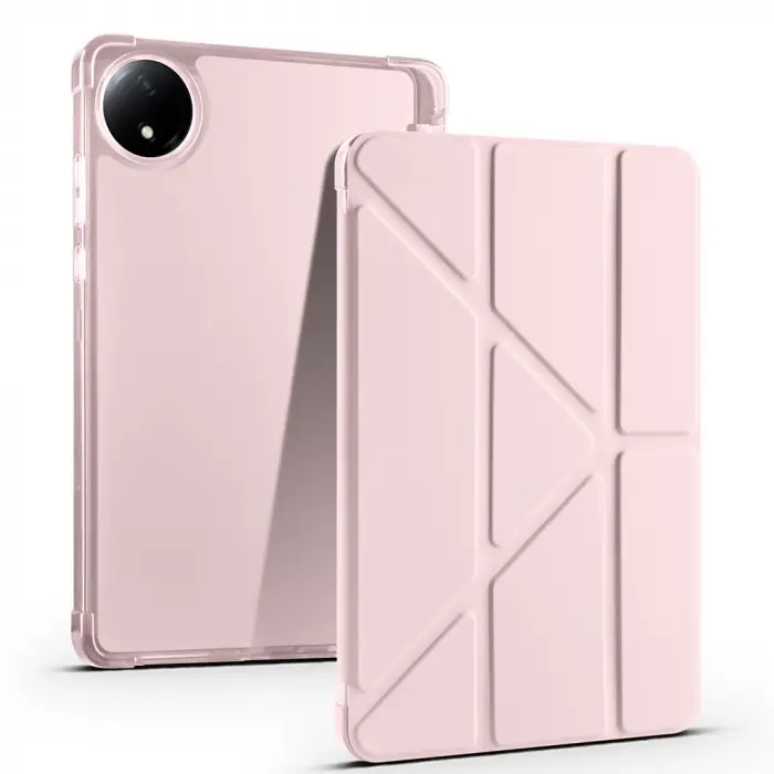 Xiaomi Redmi Pad Se 8.7 Kılıf Lopard Tri Folding Kalem Bölmeli Standlı Kılıf