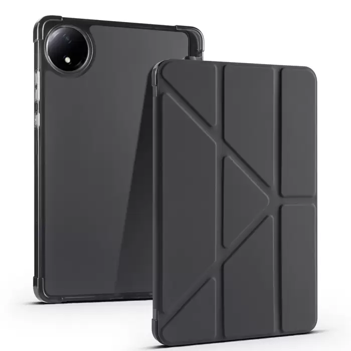 Xiaomi Redmi Pad Se 8.7 Kılıf Lopard Tri Folding Kalem Bölmeli Standlı Kılıf
