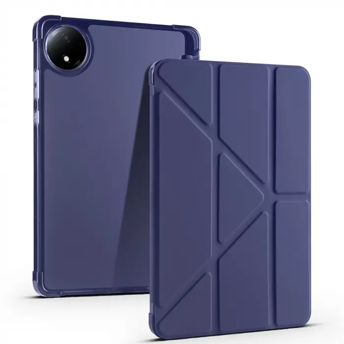 Xiaomi Redmi Pad Se 8.7 Kılıf Lopard Tri Folding Kalem Bölmeli Standlı Kılıf