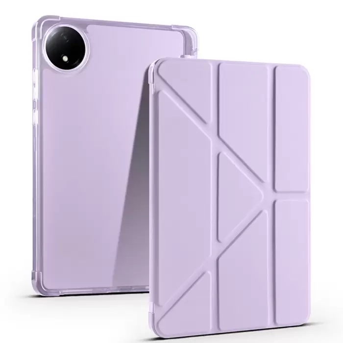 Xiaomi Redmi Pad Se 8.7 Kılıf Lopard Tri Folding Kalem Bölmeli Standlı Kılıf