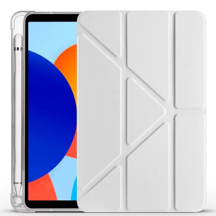 Xiaomi Redmi Pad Se 8.7 Kılıf Lopard Tri Folding Kalem Bölmeli Standlı Kılıf