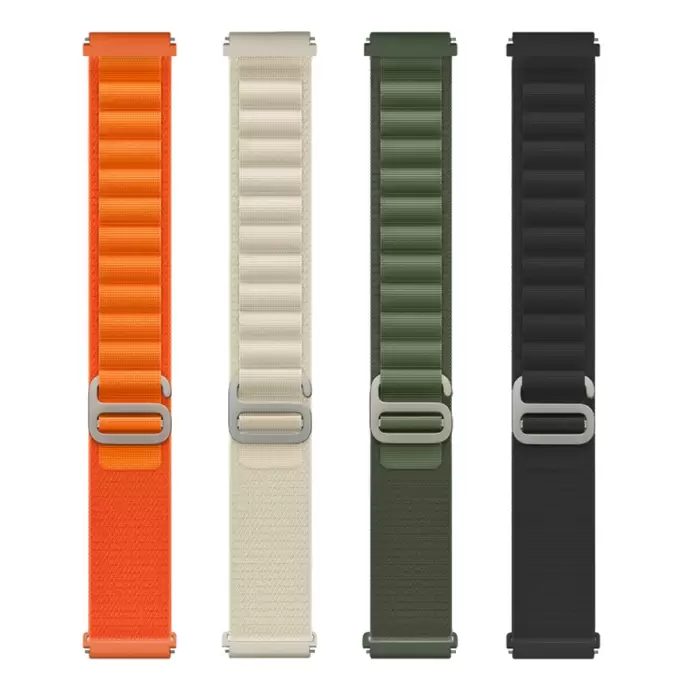 Xiaomi Redmi Watch 5 Active Alpine Loop Metal Toka Örgü Işleme Kordon Premium Kayış Krd-74