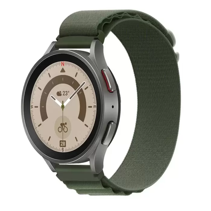 Xiaomi Redmi Watch 5 Active Alpine Loop Metal Toka Örgü Işleme Kordon Premium Kayış Krd-74