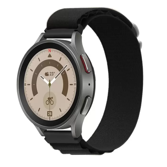 Xiaomi Redmi Watch 5 Active Alpine Loop Metal Toka Örgü Işleme Kordon Premium Kayış Krd-74