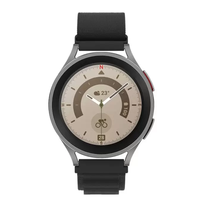 Xiaomi Redmi Watch 5 Active Alpine Loop Metal Toka Örgü Işleme Kordon Premium Kayış Krd-74