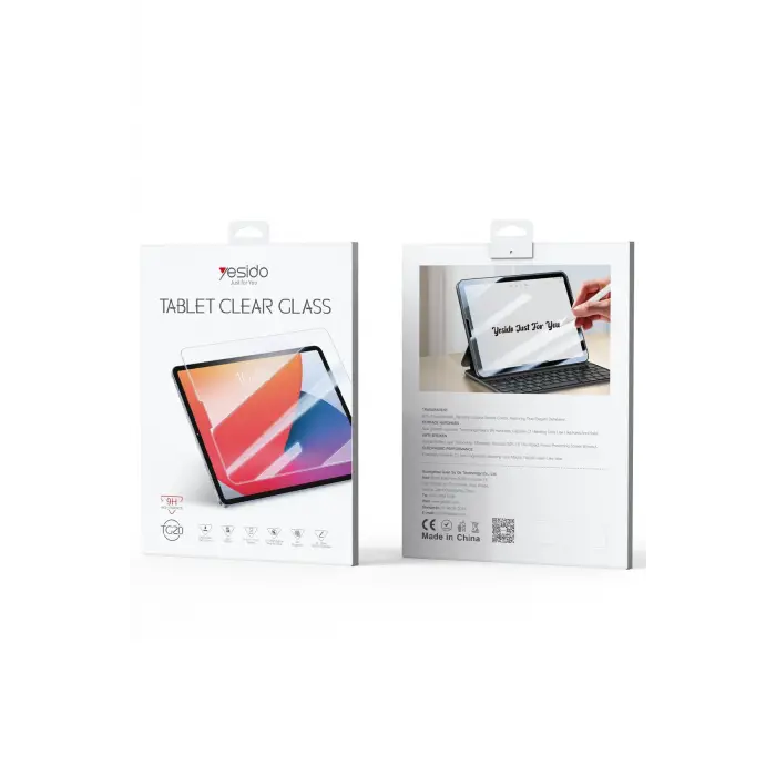 Yesido İpad Mini 6 Clear Tablet Cam Ekran Koruyucu - Şeffaf