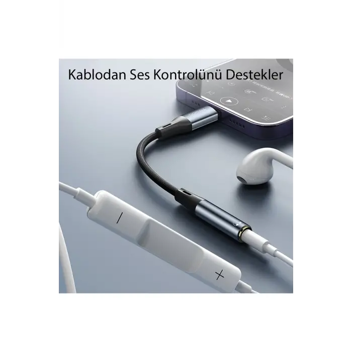 Yesido Yau38 Type-c To Aux Dönüştürücü - Siyah