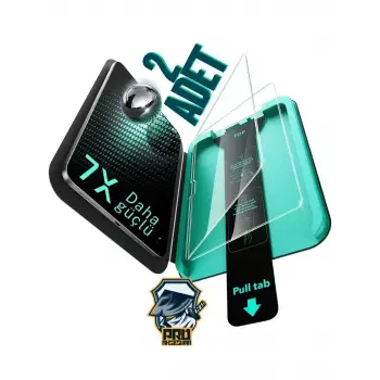 2 Adet iPad Air/Pro 11 13 10.9 (2024-2025) UltraFit Classic Temperli Cam Uygulama Aparatlı Ekran Koruyucu