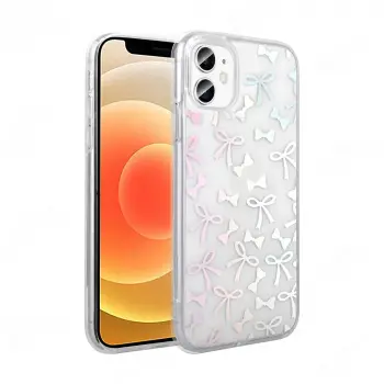 Apple İphone 11 Kılıf Şeffaf Figürlü Lopard Folk Sert Kapak