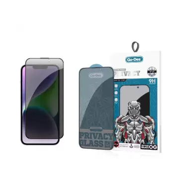 Apple İphone 14 Lopard 9d Full Cover Privacy Temperli Cam Ekran Koruyucu