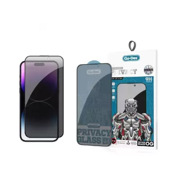 Apple İphone 14 Pro Lopard 9d Full Cover Privacy Temperli Cam Ekran Koruyucu