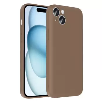 Apple İphone 15 Kılıf Kamera Korumalı Kartlık Hazneli Lopard Vitra Kapak