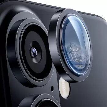 iPhone 16 Parmak İzi Bırakmayan Lens Koruma Parlak Kamera Koruyucu Cl-15