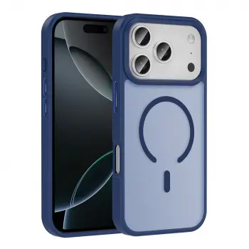 Apple İphone 17 Pro Max Kılıf Magsafe Şarj Özellikli Mat Arka Yüzey Lopard Sio Kapak