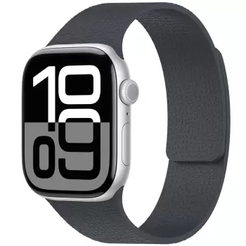 Apple Watch 10 42mm Lopard Krd-136 Kabartma Desenli Silikon Kordon