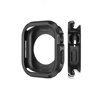 Apple Watch 10-11 46mm Silikon Tpu Kasa Koruyucu Ön Arka Koruma Gard 17