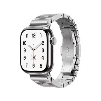 Apple Watch 44mm  Krd-125 Metal Kordon Strap Kayış