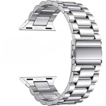 Apple Watch 46mm 10 Serisi BAND-04 Metal Sağlam Kordon