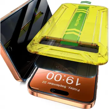 iPhone 17 Ekran Koruyucu Hayalet Cam Kolay Takılabilen 5d Magic Gizli İyonlaştırılmış Güçlendirilmiş Cam Teknolojisi