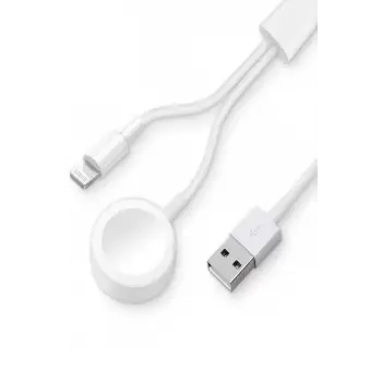 Lopard Ac08 2in1 Kablosuz Şarj Apple Watch 1/2/3/4/5/6/7/8/se