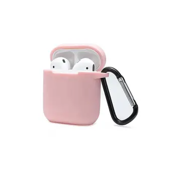 Lopard Airpods 2 (2.nesil) Sert Silikon Kılıf - Pudra