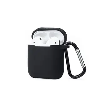 Lopard Airpods 2 (2.nesil) Sert Silikon Kılıf - Siyah