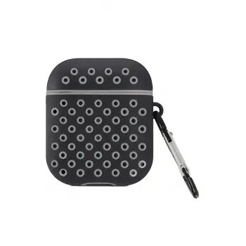 Lopard Airpods 2 (2.nesil) Spor Delikli Kılıf - Siyah-gri