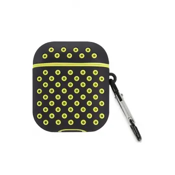 Lopard Airpods 2 (2.nesil) Spor Delikli Kılıf - Siyah-sarı