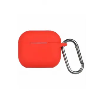 Lopard Airpods 3 (3.nesil) Hang Kılıf - Kırmızı