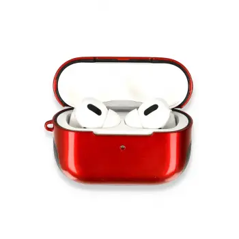 Lopard Airpods Pro (1.nesil) 3in1 Kılıf - Kırmızı