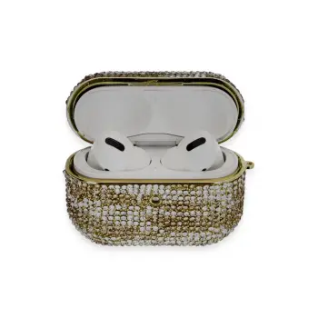 Lopard Airpods Pro 2 (2.nesil) Klor Taşlı Kılıf - Desen 6