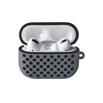 Lopard Airpods Pro 2 (2.nesil) Spor Delikli Kılıf - Gri-siyah